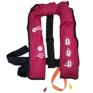 Automatic inflatable lifejacket with 275N buoyancy, MED certified, designed for maximum safety in offshore and extreme marine environments