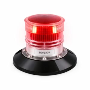 Solar navigation light DWS305 red marine LED signal light for vessel safety and navigation visibility