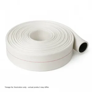 Rubber Lined White Fire Hose CCS Certified DN65 20m 10 Bar