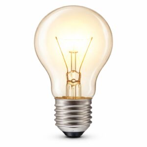 40W 220V navigation bulb with E26/E27 screw base clear incandescent marine bulb angle view