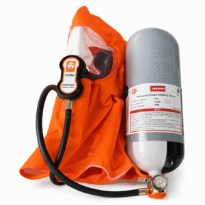 EEBD emergency escape breathing device marine safety respirator for quick evacuation from smoke filled or hazardous environments onboard vessels