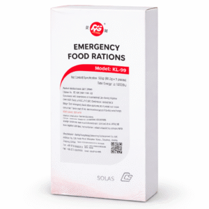 Emergency food rations marine survival food pack for lifeboats and life rafts designed for long shelf life and emergency situations at sea