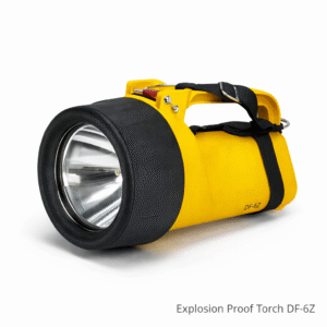 Explosion-proof torch DF-6Z intrinsically safe LED flashlight for hazardous marine, offshore, and industrial safety applications