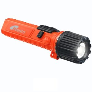 Nesto DS-1 intrinsically safe flashlight explosion proof LED torch designed for hazardous marine and industrial environments