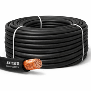 SPEED welding cable black single insulation pure copper 25 to 95 sq mm heavy duty welding