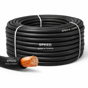 SPEED welding cable black single insulation pure copper 35 to 95 sq mm heavy duty welding power cable for industrial and marine welding applications