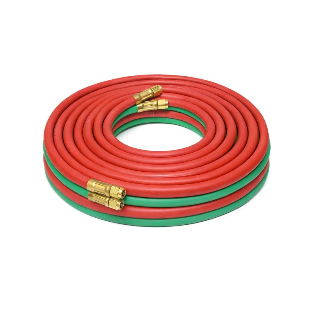 VICTORY twin welding hose premium rubber 6mm heavy duty gas welding hose for oxygen and acetylene applications in industrial and marine environments