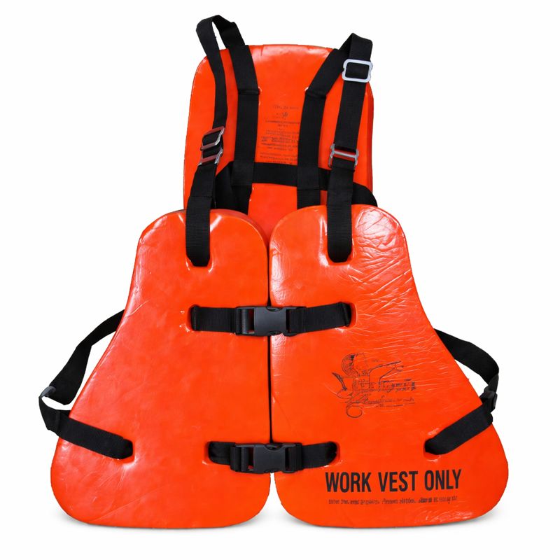 Work Vest 3-Piece – Heavy-Duty Marine & Industrial Safety Work Vest for Offshore, Shipyard & Dock Operations