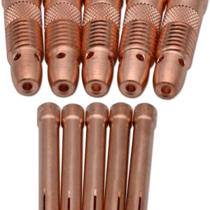 Dinoweld TIG torch collet body UAE Italian-made 1.6mm 2.4mm 3.2mm WP26 precision welding