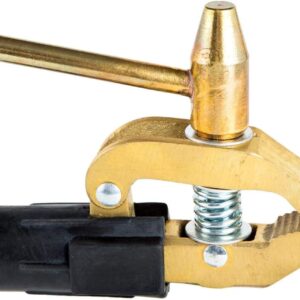 Screw type earth clamp UAE pure brass heavy-duty welding clamp for industrial and marine applications