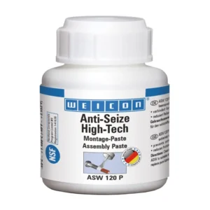 WEICON Anti-Seize High-Tech Paste Assembly 120 g high-temperature anti-seize lubricant for protecting threaded metal connections.