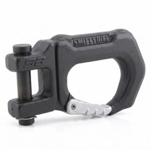 Elevate your off-road recovery setup with the universal Smittybilt Delta Hook. Rated for 18,000 lbs, featuring forged steel, safety latch, and clevis pin.